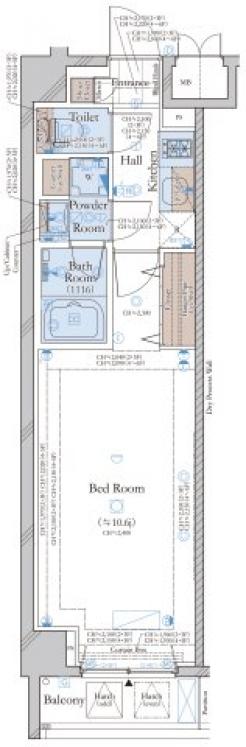 コンシェリア目黒 ＴＨＥ ＲＥＳＩＤＥＮＣＥの間取り図