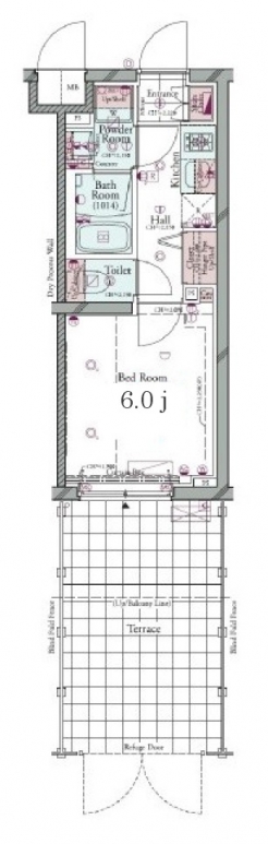 コンシェリア横濱元町 ＴＨＥ ＲＥＳＩＤＥＮＣＥの間取り図