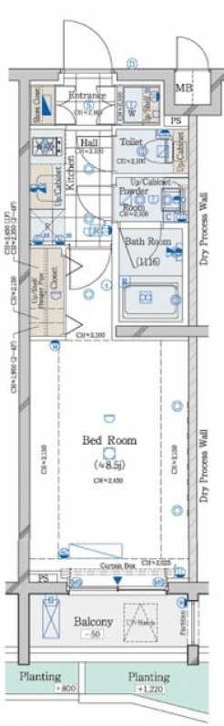 コンシェリア東京　ＴＨＥ　ＲＥＳＩＤＥＮＣＥの間取り図