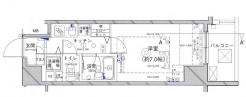 パレステュディオ六本木の間取り図